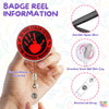 MMIW No More Stolen Sisters Missing Murdered Indigenous Badge Reel Woman Hands No More Stolen Badge Holder with Retractable Clip for RN LPN MA Medical Worker Teacher Doctor Accessories Gifts 2 Inches