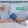 Blood Pressure Monitor for Home Use, Automatic Digital BP Machine with Adjustable Blood Pressure Cuff (8.7–16.5 in), Upper Arm BP Monitor with Large Backlit LCD Display, 120 Memories