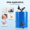 2.2L/5.51LBS Large Capacity Wax Casting Equipment,350W Round Wax Injector Machine, Digital Temperature Control 86-230°F for Jewelry Making, Dental Models