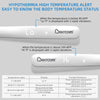Berrcom Rechargeable Digital Thermometer for Adults & Kids, Medical-Grade Accurate Fast Reading for Oral & Underarm Use with LED Display & Fever Alert