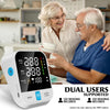 Blood Pressure Monitor for Home Use with Upper Arm Wide Range Cuff (8.7''-15.7'' Adjustable) & LED Display, Automatic Digital BP Machine Storage Bag, 240 Memories for 2 Users