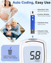 Blood Glucose Monitor, Glucometer Kit with 50 Strips and150 Lancets