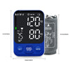 Blood Pressure Monitor Upper Arm Monitors for Home Use BP Machine with 2x120 Reading Memory Adjustable Arm Cuff 8.7"-15.7" Large Display with LED Background Light Storage Bag Light Blue