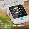 Blood Pressure Monitor for Home Use with Upper Arm Wide Range Cuff (8.7''-15.7'' Adjustable) & LED Display, Automatic Digital BP Machine Storage Bag, 240 Memories for 2 Users