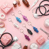 Tondiamo Ampoule Opener Keychain Bulk, Bottle Breaker Nurse Week Nursing Student Graduation Gifts for Nurses Doctor Medical CNA Accessories, Syringe-shaped Vial Breaker Tool for Clinicals