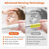 Digital Thermometer for Adults and Kids, Fast Reading Digital Thermometer with LED Display, Medical Grade Rechargeable Oral Thermometer for Adults with Portable Charging Case and Fever Alarm