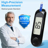 Blood Sugar Monitor,Glucose Monitor Kit with 50 Test Strips & 50 Lancets for Diabetes Testing, Blood Glucose Meter with Auto Eject, No Coding & Large LCD for Seniors