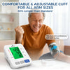 P PANACARE Blood Pressure Monitor, Upper Arm BP Machine for Home Use, 2×99 Memory, 3.4" Large Backlit Display, Adjustable Cuff (8–16 inches), Gray