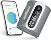 Wireless Bluetooth Blood Pressure Monitor for Home Use: Easy@Home Rechargeable BP Machine with Large Cuff, Free MyHeartPal App, One-Piece Design, Compact & Portable, iOS & Android Compatible, EBP-96B