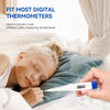 Berrcom Digital Thermometer for Adults and Kids, Medical Thermometer for Fever 10 Second Reading Armpit Thermometers with Fever Alarm