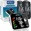 Digital Blood Pressure Monitor with 2 Large Arm Cuffs (22–42 cm) | Accurate & Easy-to-Use, USB Type-C Rechargeable, Automatic Upper Arm BP Machine for Home Use