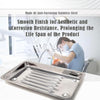 Stainless Steel Dental Instrument Tray – Seamless Scaler Tray with Raised Edges, Autoclavable Medical Tool Organizer for Clinics, Labs & Salons
