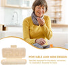 DOITOOL Portable Travel Medicine Organizer Small Pill Box with 8 Compartments Cream White Mini Daily Pill Case for Supplements and Medication Storage
