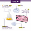 LifeVac Blue Travel Kit 2 Pack - Portable Suction Rescue Device, First Aid Kit for Kids and Adults, Portable Airway Suction Device for Children and Adults