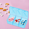 TEHAUX 7 Day Pill Organizer Weekly Medicine Box 21 Compartments Portable Plastic Pill Case with Lid Travel Daily Medicine Container for Storage