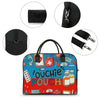 Large Capacity Travel Handbag with Zipper, Portable Nylon Crossbody Bag for Men Women Overnight Sports Gym Coastal | Portable, lightweight, durable