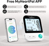 Blood Pressure Monitor for Home Use: Easy@Home Bluetooth BP Machine with Free MyHeartPal App, Digital Blood Pressure Machine with Large Backlit LCD Display, Fits 8.7–16.5 in Arms, EBP-20T