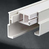 Curved Curtain Tracks, Flexible Curtain Rails, Curtain Accessories, Suitable For Hanging Curtains, Room Partitions, Rooms, Balconies(220cm)