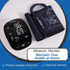 Monitor Digital Upper Arm Cuff - At Home Use Medical Device - Blood Pressure Monitor - Large Display Voice Memory - Sphygmomanometer Medical Equipments - FC-BP130
