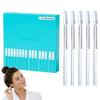 Earwax Removal Stick - Canal Cleaner, Piece Resin Tip Pack for Personal Hygiene, Washable Sticky Probe with Tapered Head, Audiology Tool, Reusable Picker for Bathrooms, Vanity and Toilets