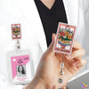 The Reader Embroidered Badge Reel Floral Book Tarot Nurse Badge Reel Kindle Bookish Smut Badge Holder with Retractable Clip for RN LPN MA Medical Worker Teacher Doctor Accessories Gifts 2 Inches