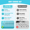 Sticky Ear Cleaning Stick,Reusable Sticky Ear Cleaner Picks,Sticky Ear Swabs,Adhesive Soft Head Swabs, Gentle Soft Ear Care Cleaning Sticks with Dust Cover for All Ages(2 Box)