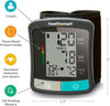 HealthSmart Digital Standard Blood Pressure Monitor with Automatic Upper Cuff that Displays Pulse Rate and Irregular Heartbeat, Stores up to 120 Readings for 2 Users (Pack of 48)