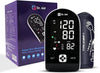 Dr. Aid Upper Arm Blood Pressure Monitor – Large LED Display, 2-User 180-Reading Memory, WHO Color Bar, Irregular Heartbeat & Movement Detection, One-Touch Operation, 22-42 cm Cuff – PG-800B19L