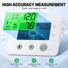 Blood Pressure Monitor for Home Use, Automatic Digital BP Machine with Adjustable Blood Pressure Cuff (8.7–16.5 in), Upper Arm BP Monitor with Large Backlit LCD Display, 120 Memories