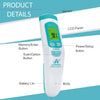 Amplim Non-Contact Forehead Thermometer & Case for Adults, Kids, Baby, FDA Cleared, Medical Grade, Touchless Infrared, 1-Sec Reading, Fever Alarm, Memory Recall, Quiet Mode, White