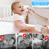 Nasal Aspirator for Baby, Baby Nose Sucker, Booger Sucker with Hand Pump, Baby Nasal Aspirator with Replaceable Silicone Tips, Anti-Backflow Design & Cleaning Brush (Translucent, Plus)