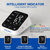 Blood Pressure Monitor for Home Use Automatic Arm BP Machine with Large Adjustable Cuff (8.6-17”) Bluetooth Heart Rate Monitor Digital BP Monitor 2x199 Readout 5.5” Large Screen for iOS & Android