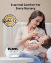 HEYVALUE Nasal Aspirator for Baby, Hospital Grade Nose Sucker with 9 Levels Suction, Night Light and Nursery Rhyme Soothing, Electric Nose Suction for Baby with Food-Grade Silicone Tips Purple