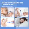 Berrcom Digital Thermometer for Adults and Kids, Medical Thermometer for Fever 10 Second Reading Armpit Thermometers with Fever Alarm