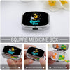 Queen Funny Bee Pill Organizer Travel Pill Box Metal Medicine Pill Case Pill Container for Pocket Purse