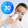 Nasal Irrigation System, Electric Sinus Rinse Machine with 30 Salt Packets, Dual Water Tank Self-Cleaning and Automatic Waste Collection, Nasal Washer for Congestion & Sinus Care (Large)