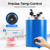 2.2L/5.51LBS Large Capacity Wax Casting Equipment,350W Round Wax Injector Machine, Digital Temperature Control 86-230°F for Jewelry Making, Dental Models