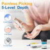 Blood Glucose Monitor Kit, Blood Sugar Testing kit with 50 Blood Sugar Test Strips, 50 Lancets, 1 Blood Glucose Meter, 1 Lancing Device, No Coding Required, Meter Glucometer Kit for Diabetes Testing for Home/Travel Use