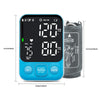 Blood Pressure Monitor Upper Arm Monitors for Home Use BP Machine with 2x120 Reading Memory Adjustable Arm Cuff 8.7"-15.7" Large Display with LED Background Light Storage Bag Light Blue