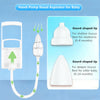 Nasal Aspirator for Baby, Baby Nose Sucker, Booger Sucker with Hand Pump, Baby Nasal Aspirator with Replaceable Silicone Tips, Anti-Backflow Design & Cleaning Brush (Translucent, Plus)