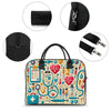 Large Capacity Travel Handbag with Zipper, Portable Nylon Crossbody Bag for Men Women Overnight Sports Gym Coastal | Portable, lightweight, durable