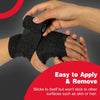 AZEN 16 Pack Self Adhesive Bandage Wrap Black, 2" X 5 Yards Black Athletic Tape, Vet Wrap, Tattoo Grip Tape Wrap，Ankle Tape, Cohesive Bandage Wrap