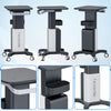 Noverlife Beauty Salon Rolling Cart, Heavy Duty Carbon Steel Esthetician Cart with Wheels Esthetician Trolley for Cavitation Machine Load 260Lbs, Mobile Facial Machine Stand for Spa Equipment Storage