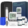 AGM-513S Blood Glucose Monitor Kit, 100 Glucometer Strips, 100 Lancets, 1 Blood Sugar Monitor, Blood Sugar Test Kit with Control Solution