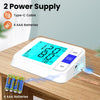 Upper Arm Blood Pressure Monitor with Wide Range Cuff 8.7"-16.5", 4" Large Backlit Display Automatic BP Machine, Dual-User 2×90 Memory Accurate Tensiometro Digital for Home Use with Storage Bag
