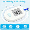 Blood Glucose Monitor Kit, Blood Sugar Testing kit with 50 Blood Sugar Test Strips, 50 Painless 33G Lancets, 1 Blood Glucose Meter, 1 Lancing Device, Medical Accuracy, 5-Second Results, No Coding & Auto Eject, Glucometer Kit for Diabetes Testing for Home/