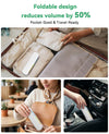Weekly Pill Organizer 2 Times a Day, Moisture-Proof 7 Day Pill Box AM PM, Foldable Travel Medicine Organizer with Magnetic Closure for Vitamins, Supplements and Fish Oils