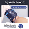 Sinocare Blood Pressure Monitor, Upper Arm BP Machine for Home, Adjustable Cuff 8.6"-16.5", One-Button Operation, Dual User Mode, Posture Detection & Irregular Heartbeat Alert, Black