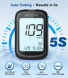 Medilax Blood Glucose Monitor Kit, Blood Sugar Testing Kit with 100 Test Strips, 100 Lancets, Glucometer and Lancing Device, 500 Memories & No Coding & Large Display Glucose Monitor for Home Use