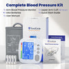 Upper Arm Blood Pressure Monitor for Home Use, Digital BP Machine Sphygmomanometer with 398 Reading Memory, Adjustable Arm Cuff 8.6"-17.7" (22-45 cm) Large LCD Display with Bluetooth Sync